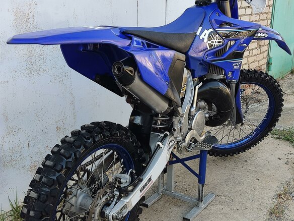 2021 Yamaha YZ125, синий - вид 12