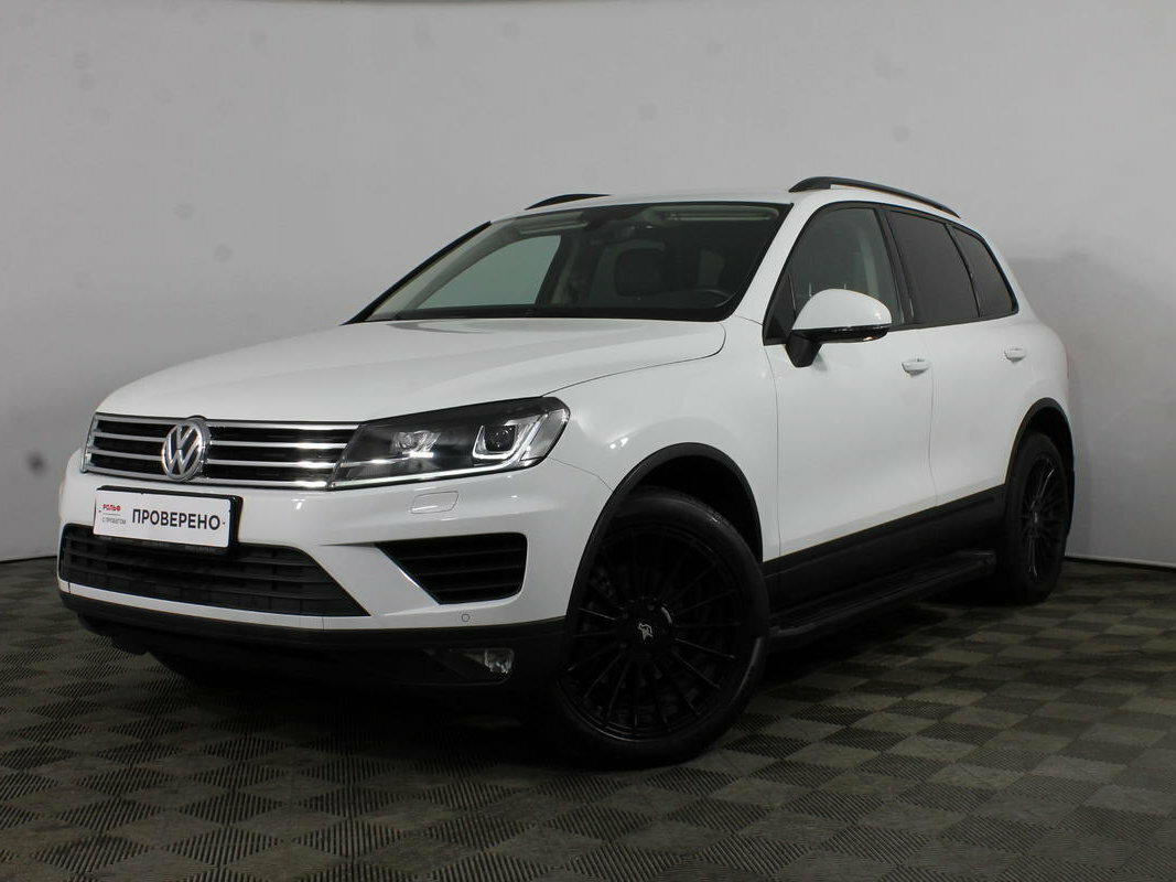 Volkswagen Touareg 2016 Р±РµР»С‹Р№
