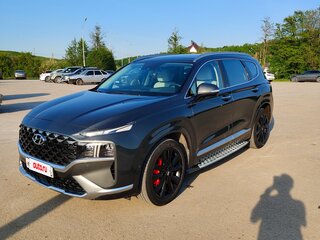 2020 Hyundai Santa Fe IV Рестайлинг, серый, 3400000 рублей, вид 1