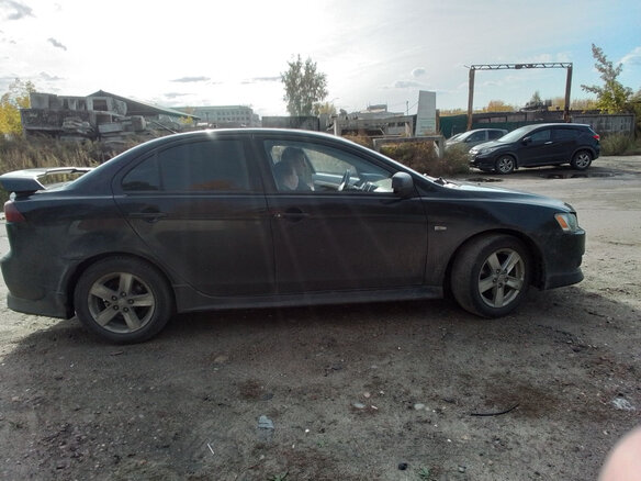2008 Mitsubishi Lancer X, чёрный, 626009 рублей - вид 1