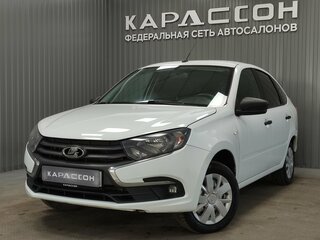 2019 Lada (ВАЗ) Granta I Рестайлинг, белый, 535000 рублей, вид 1