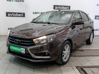 2016 Lada (ВАЗ) Vesta I, коричневый, 573500 рублей, вид 1