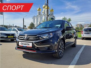 2026 Lada (ВАЗ) Granta Sport I Рестайлинг, чёрный, 1542900 рублей, вид 1