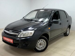 2014 Lada (ВАЗ) Granta I, чёрный, 390000 рублей, вид 1