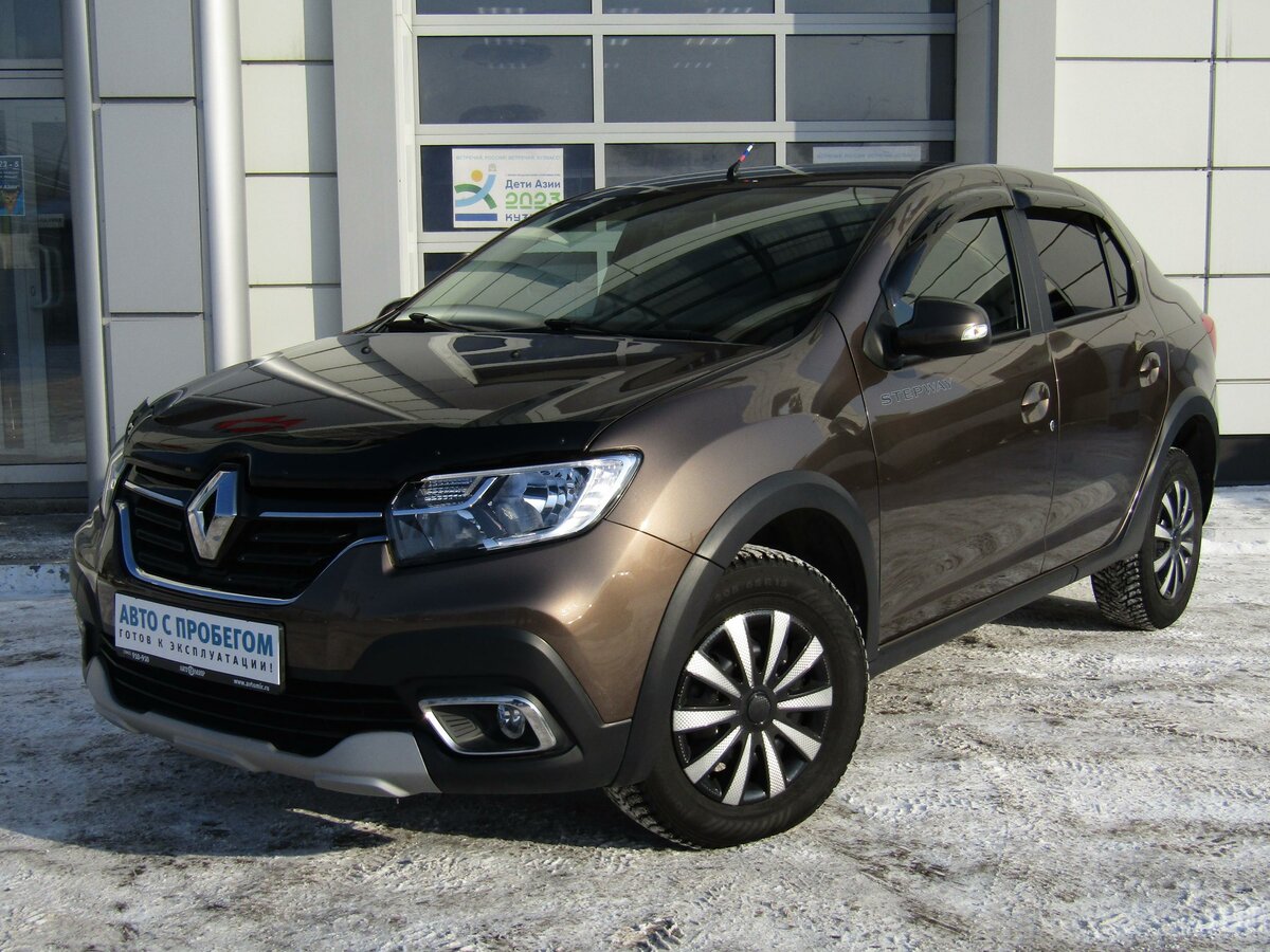 Купить б/у Renault Logan II Рестайлинг Stepway 1.6 AT (102 л.с.) бензин ...
