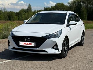 2022 Hyundai Solaris II Рестайлинг, белый, 1225000 рублей, вид 1