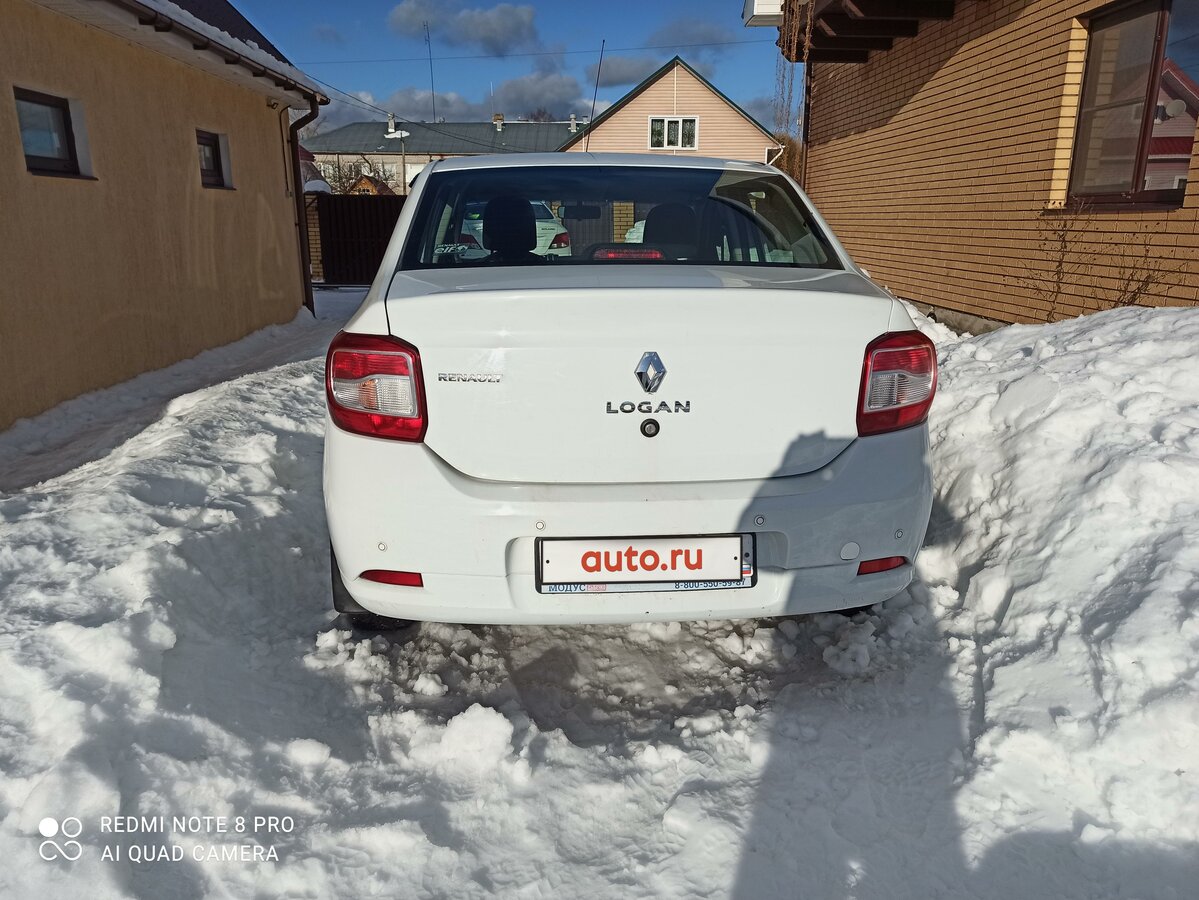 Логан 2 белый