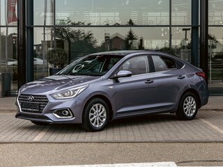 2017 Hyundai Solaris II, серый, 995000 рублей, вид 1