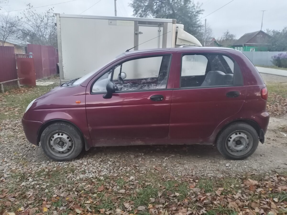 Дтп красный матиз