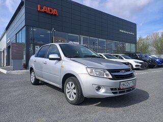 2013 Lada (ВАЗ) Granta I, серебристый, 350000 рублей, вид 1