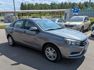 2016 Lada (ВАЗ) Vesta I, серый, 565000 рублей, вид 1