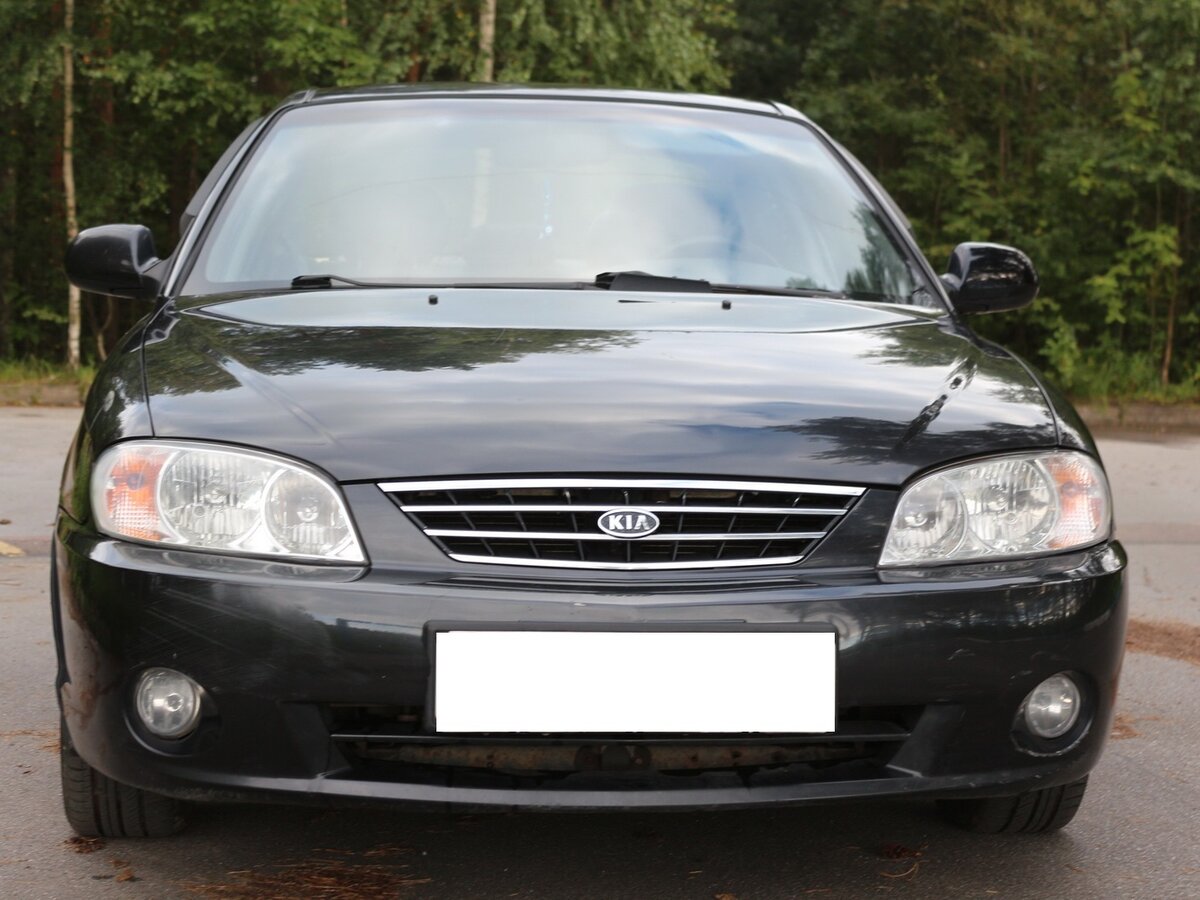 Kia Spectra черный жемчуг