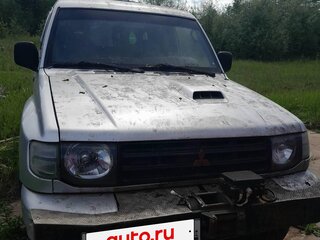 2003 Mitsubishi Pajero II Рестайлинг, серебристый, 556100 рублей, вид 1