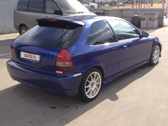 1996 Honda Civic VI, синий - вид 4