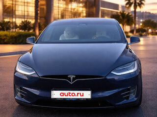 2018 Tesla Model X 100D I, синий, 3650000 рублей, вид 2