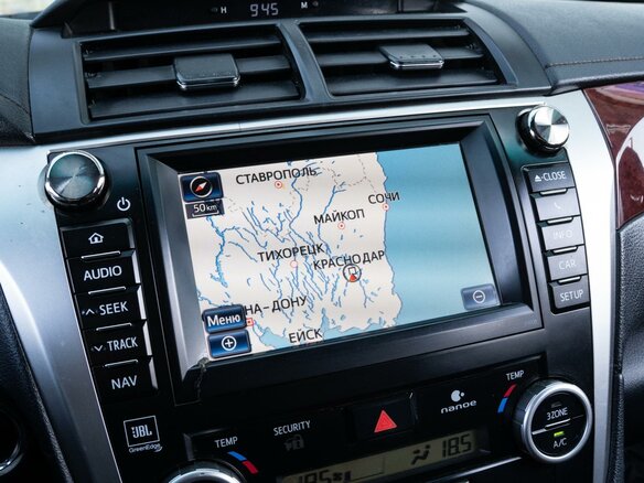 2012 Toyota Camry VII (XV50), чёрный, 1570000 рублей - вид 13