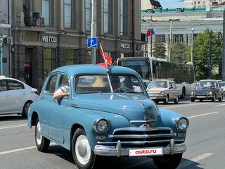 1956 ГАЗ М-20 «Победа», голубой, 1400000 рублей, вид 2