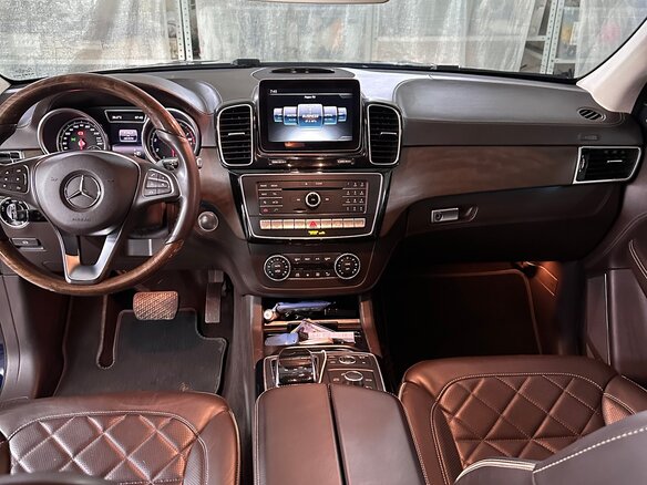 2016 Mercedes-Benz GLE 500 I (W166), синий, 4500000 рублей - вид 9