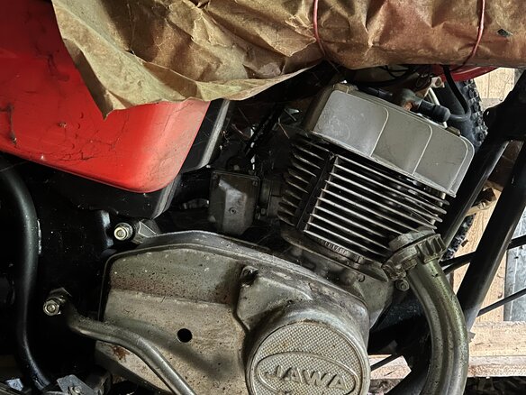 1991 Jawa 350/360, красный - вид 2