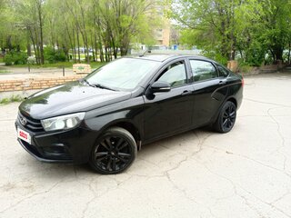 2019 Lada (ВАЗ) Vesta I, чёрный, 550000 рублей, вид 1