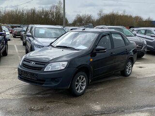 2013 Lada (ВАЗ) Granta I, чёрный, 290000 рублей, вид 1
