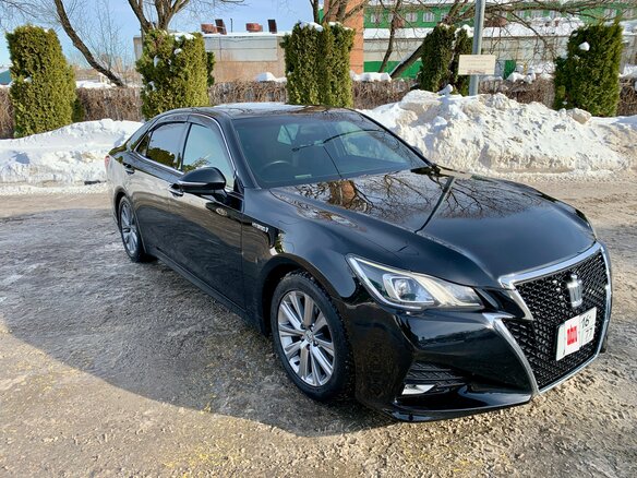 2015 Toyota Crown XIV (S210) Рестайлинг, чёрный, 2390000 рублей - вид 10