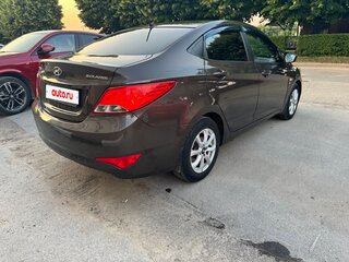 2014 Hyundai Solaris I Рестайлинг, коричневый, 855000 рублей, вид 5
