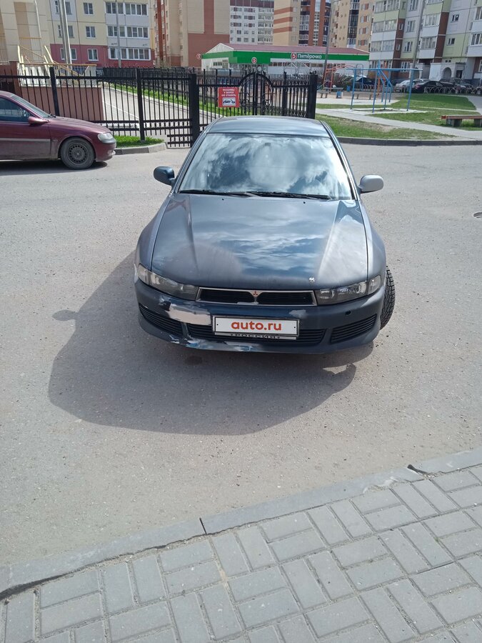 Мицубиси галант синий