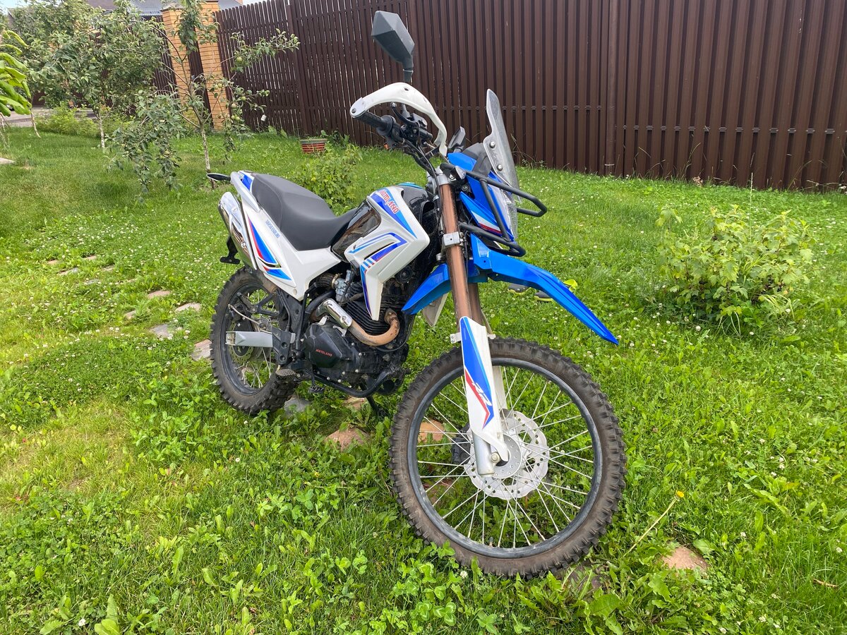 Купить б/у Motoland XR250 карбюратор 5 передач в Селятино: синий ...