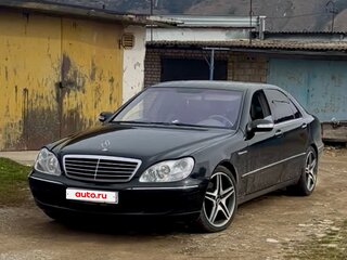 2003 Mercedes-Benz S-Класс 500 Long IV (W220) Рестайлинг, чёрный, 1000000 рублей, вид 1