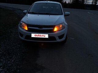 2017 Lada (ВАЗ) Granta I, белый, 318000 рублей, вид 1