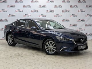 2016 Mazda 6 III (GJ) Рестайлинг, синий, 1649000 рублей, вид 4