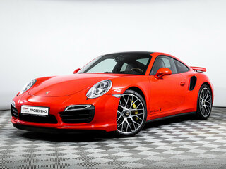 2014 Porsche 911 Turbo S VII (991), красный, 11900000 рублей, вид 1