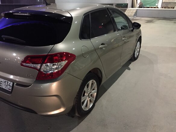 2013 Citroen C4 II, золотистый - вид 4