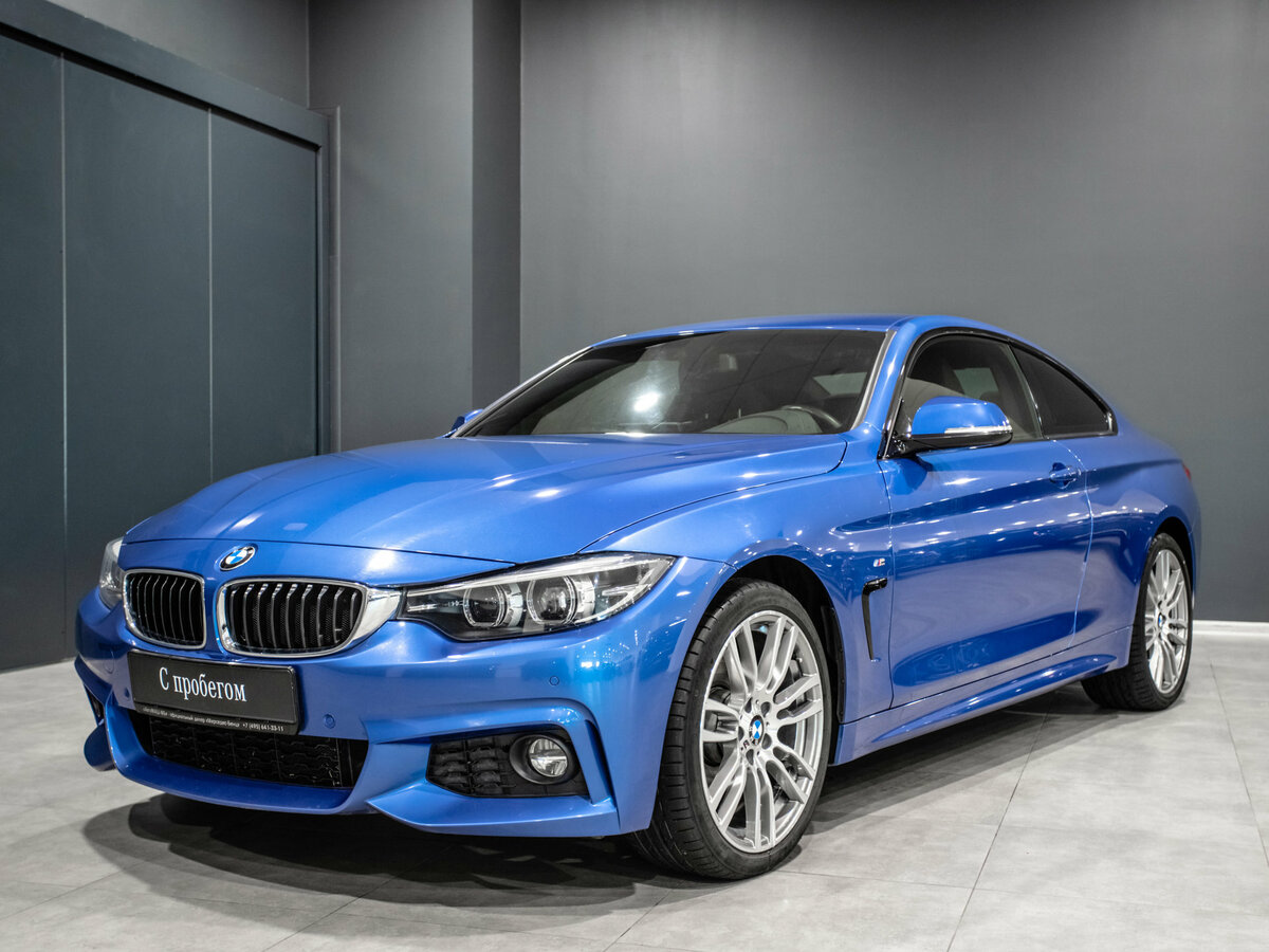 BMW 420d XDRIVE синяя