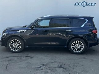 2016 Infiniti QX80 I Рестайлинг, синий, 2880000 рублей, вид 5