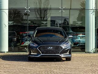 2019 Hyundai Sonata VII (LF) Рестайлинг, серый, 1645000 рублей, вид 2