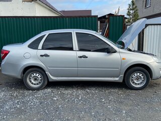 2013 Lada (ВАЗ) Granta I, серебристый, 315000 рублей, вид 3