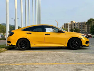 2020 Honda Civic X Рестайлинг, жёлтый, 1160007 рублей, вид 4