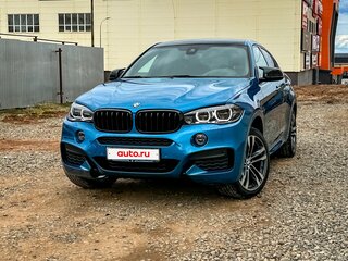 2019 BMW X6 30d II (F16), голубой, 4490000 рублей, вид 1