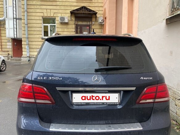 2016 Mercedes-Benz GLE 350 d I (W166), синий, 3499000 рублей - вид 4