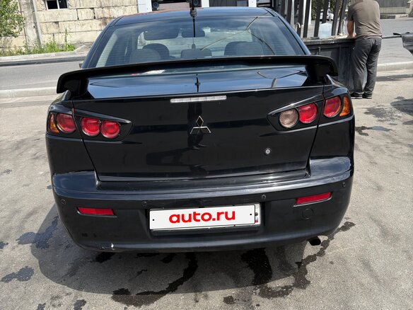 2008 Mitsubishi Lancer X, чёрный, 550000 рублей - вид 4
