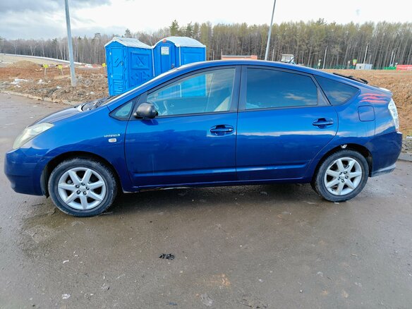 2008 Toyota Prius II Рестайлинг (XW20), синий, 680000 рублей - вид 10