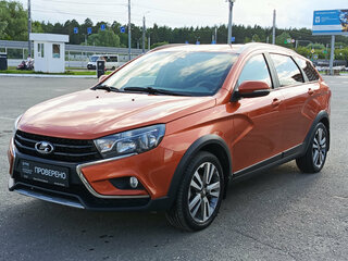2019 Lada (ВАЗ) Vesta SW I, оранжевый, 1085000 рублей, вид 1