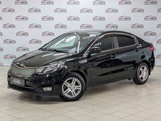 2016 Kia Rio III Рестайлинг, чёрный, 979000 рублей, вид 1
