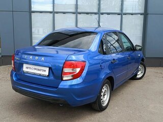 2018 Lada (ВАЗ) Granta I Рестайлинг, синий, 470000 рублей, вид 4