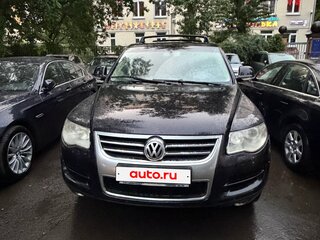 2007 Volkswagen Touareg I Рестайлинг, чёрный, 700000 рублей, вид 1