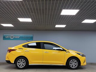 2021 Hyundai Solaris II Рестайлинг, жёлтый, 1230000 рублей, вид 4