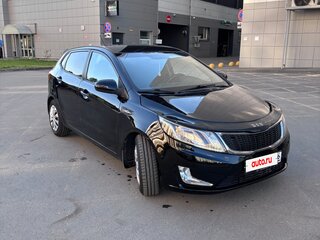 2012 Kia Rio III, чёрный, 535000 рублей, вид 4