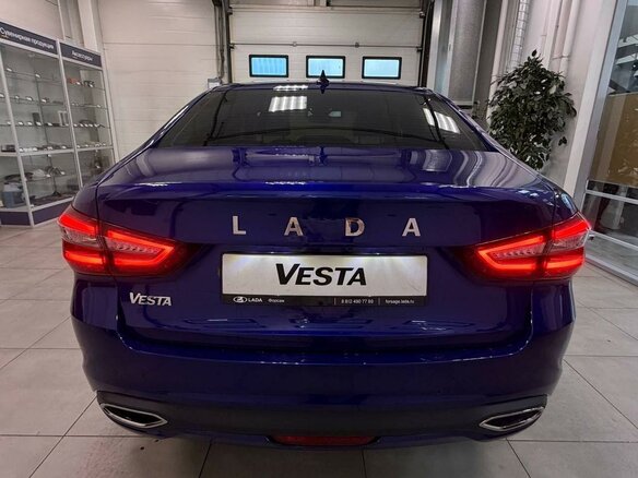 2026 Lada (ВАЗ) Vesta I Рестайлинг (NG), синий, 1875000 рублей - вид 4